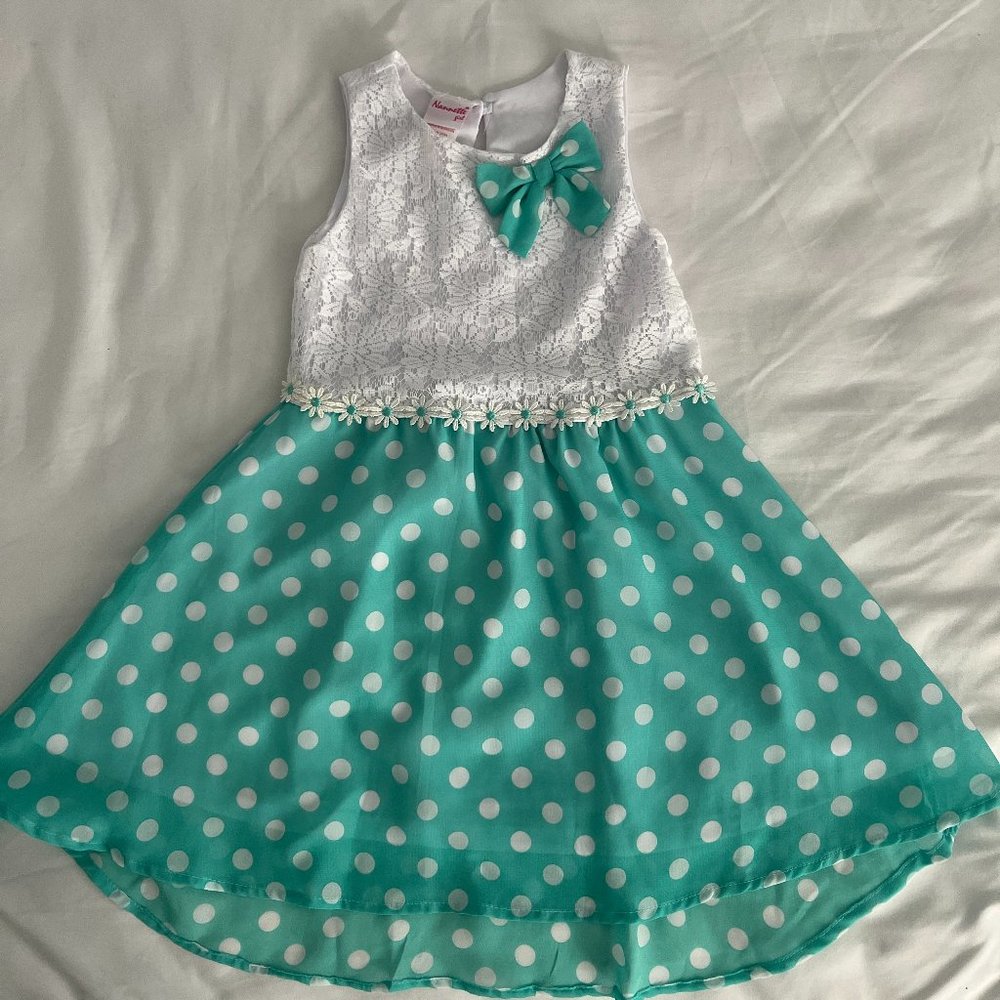 Nannette Green Polka Dress